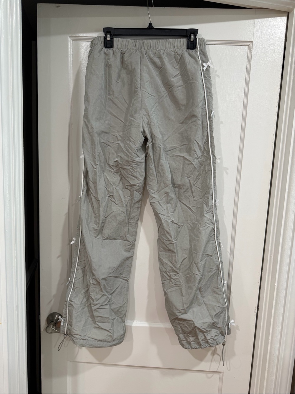 COCO & SHAY Light Gray Elastic Waist Pants large - Picture 8 of 10